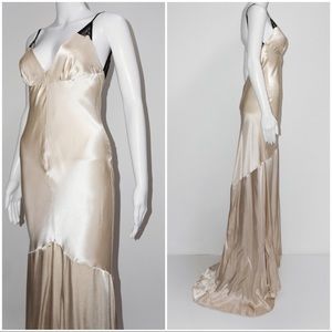 — SOLD — Topshop satin maxi dress in good condition.